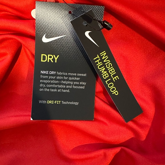 Nike Soccer Dri-FIT Shirt - Vibrant Red - New with Tags - Athletic Excellence - Picture 3 of 5